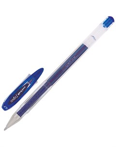 Ручка гелевая ball Япония Signo синяя корпус прозрачный узел 0 7 мм линия письма 0 4 мм Um 120 Blue Uni