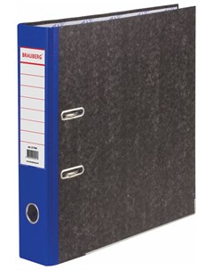 Папка регистратор мраморное покрытие А4 содержание 70 мм синий корешок 221986 Brauberg