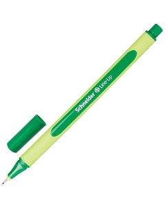 Ручка капиллярная Линер германия Line up темно зеленая трехгранная линия письма 0 4 мм 191004 Schneider