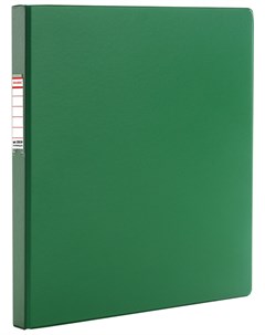 Папка с металлическим пружинным скоросшивателем картон пвх 35 мм зеленая до 290 листов 228339 Brauberg