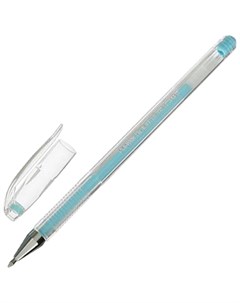 Ручка гелевая Hi jell Pastel голубая пастель узел 0 8 мм линия письма 0 5 мм Hjr 500p Crown