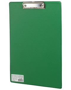 Доска планшет Comfort с прижимом А4 230х350 мм картон пвх зеленая 222663 Brauberg