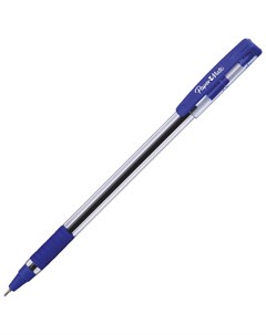 Ручка шариковая с грипом Brite синяя игольчатый узел 1 мм линия письма 0 7 мм 2084374 Paper mate