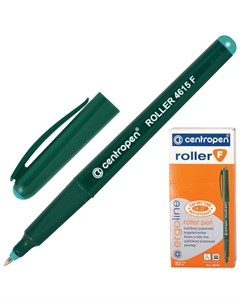Ручка роллер зеленая трехгранная корпус зеленый узел 0 5 мм линия письма 0 3 мм 4615 3 4615 0110 Centropen