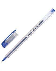 Ручка шариковая масляная Obp 31 синяя корпус матовый игольчатый узел 0 6 мм линия письма 0 3 мм 1430 Staff