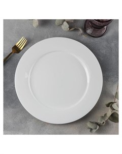 Тарелка обеденная Stella Классика D 28 см цвет белый Wilmax