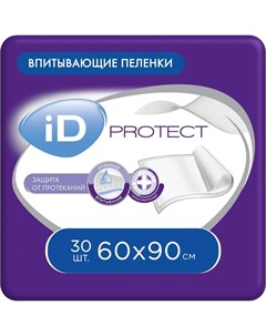 Пеленки Protect одноразовые для взрослых 60х90 30шт I'd
