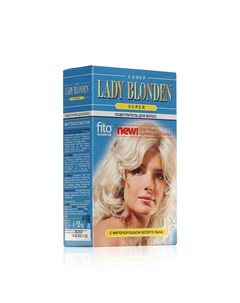 Осветлитель для волос Lady Blonden с фитопорошком белого льна 35г Фитокосметик