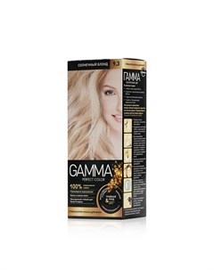 Стойкая крем краска для волос 9 3 Солнечный Блонд Gamma