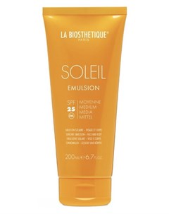 Солнцезащитная эмульсия для лица и тела Emulsion Solaire SPF 25 200 мл Methode Soleil La biosthetique