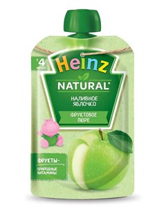 Пюре Наливное яблочко пауч 100гр Heinz