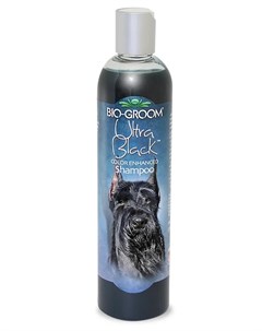 Шампунь ополаскиватель Ultra Black для собак темного окраса 355мл Bio groom