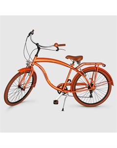 Велосипед beach cruiser 26 дюймов оранжевый Casadei