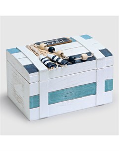Коробка морская сине белая 17x11 5x11 см Liansheng