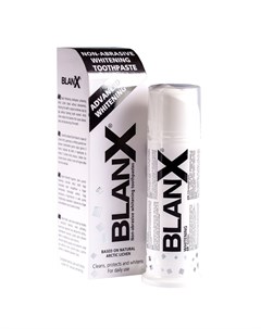 Отбеливающая зубная паста в тубе Advanced Whitening Blanx (италия)
