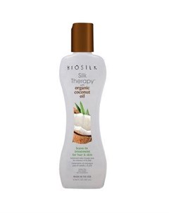 Несмываемое средство с органическим кокосовым маслом для волос и кожи Silk Therapy 167 мл Biosilk (сша)