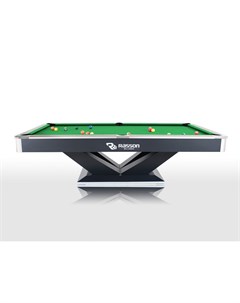 Бильярдный стол для пула Billiard Victory II Plus, 9 ф 55.300.09.5 черный, с плитой Rasson