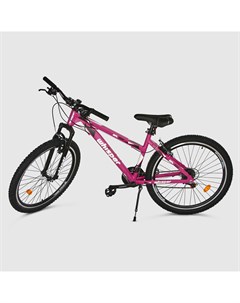 Велосипед Whisper женский 26 дюймов 21 скорость розовый Corelli
