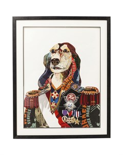 Картина в рамке general dog мультиколор 72x90x4 см Kare