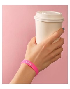 Силиконовый браслет Любимка детский цвет розовый 16 см Nnb