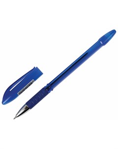 Ручка шариковая масляная с грипом Manager Obp 10 синяя узел 0 7 мм линия письма 0 35 мм 143743 Staff