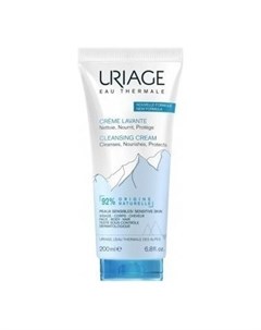 Крем для лица тела и волос очищающий пенящийся Cleansing Cream Объем 200 мл Uriage