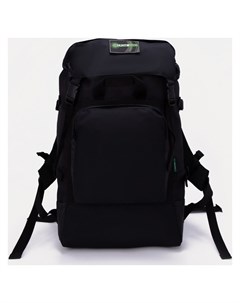 Рюкзак туристический на стяжке 50 л 3 наружных кармана цвет чёрный Huntsman