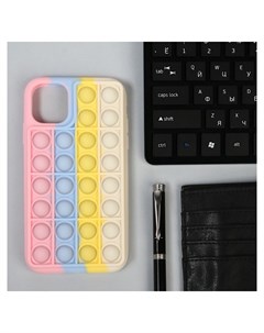 Чехол POP IT для Iphone 11 Pro силиконовый разноцветный Nnb