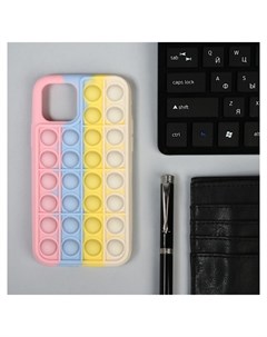 Чехол POP IT для Iphone 11 силиконовый разноцветный Nnb