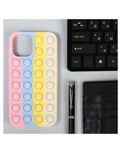 Чехол POP IT для Iphone 12 12 Pro силиконовый разноцветный Nnb