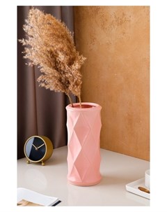 Ваза керамическая Велес настольная розовая 29 см Керамика ручной работы