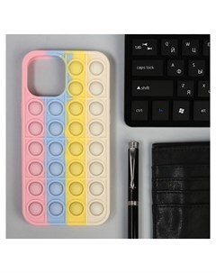 Чехол POP IT для Iphone 12 Pro Max силиконовый разноцветный Nnb