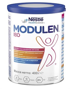 Сухая молочная смесь Nestle Modulen IBD с нейтральным вкусом для питания при воспалительных заболева Nestle health science