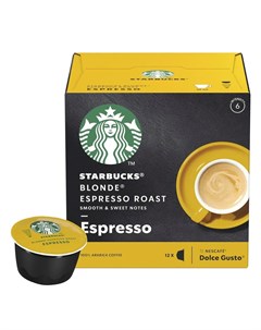 Кофе BIEspresso DolceGusto молотый в капсулах 12х66гр Starbucks