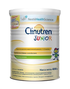Сухая молочная смесь Nestle Clinutren Junior 400гр Nestle health science