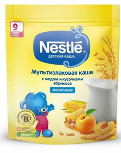 Молочная мультизлаковая каша с медом и абрикосом 220гр Nestle