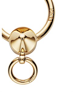 Fendi брелок с круглой застежкой с логотипом Fendi