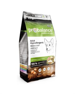 Hypoallergenic полнорационный сухой корм для собак с чувствительным пищеварением или аллергией с кур Probalance