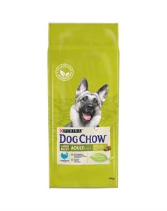 Сухой корм для взрослых собак крупных пород с индейкой Пакет 14 кг Dog chow