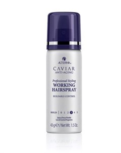 Caviar Anti Aging Working Hairspray Mini Лак подвижной фиксации с антивозрастным уходом 50 мл Alterna