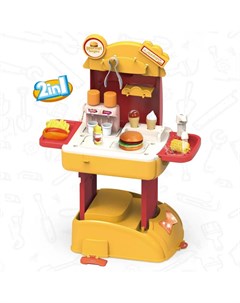 Игровой набор Кухня Шефбургер в рюкзаке 40х23х54см 22 предмета Pituso