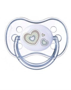 Пустышка Newborn baby силиконовая круглая 0 6мес белая Canpol babies