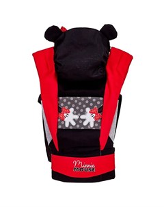 Рюкзак кенгуру Disney baby Минни Маус с вышивкой черный Polini-kids