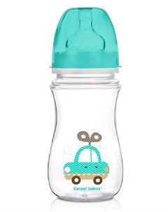 Антиколиковая бутылочка Toys голубая 240мл Canpol babies