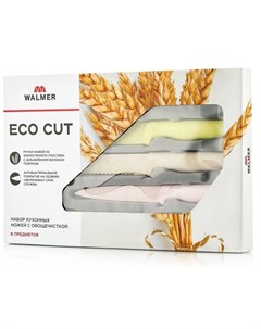 Набор ножей Eco Cut с овощечисткой 6 предметов Walmer
