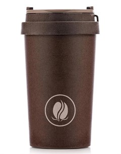 Термокружка Eco Cup Coffee 400мл коричневая Walmer