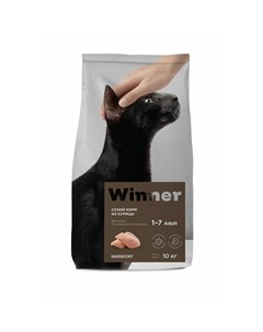 Сухой корм для кошек с мочекаменной болезнью с курицей Winner