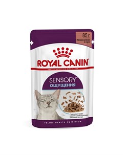 Корм для кошек Sensory Ощущения стимулирующий рецепторы ротовой полости соус пауч 85г Royal canin