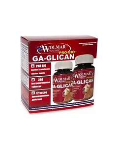 Витамины для собак Bio Ga Glican 360таб Wolmar