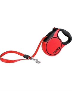 Рулетка для собак Terrain S (до 20 килограмм) лента 5м красная Kong